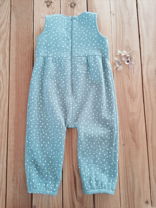 Jumpsuit mit Reißverschluß